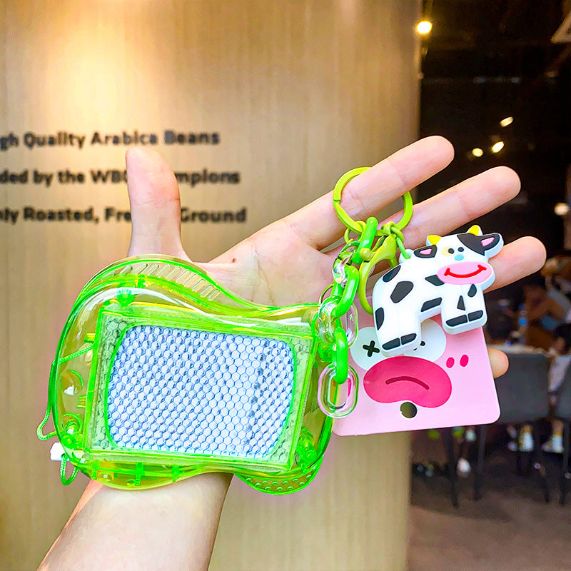 Wholesale Magnetic Writing Board Erasable and Erasable Mini Handwriting Painting Plastic Keychain